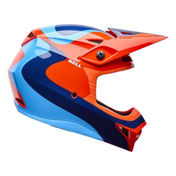 Casque cross Bell MX-10 Mips Wave - Orange