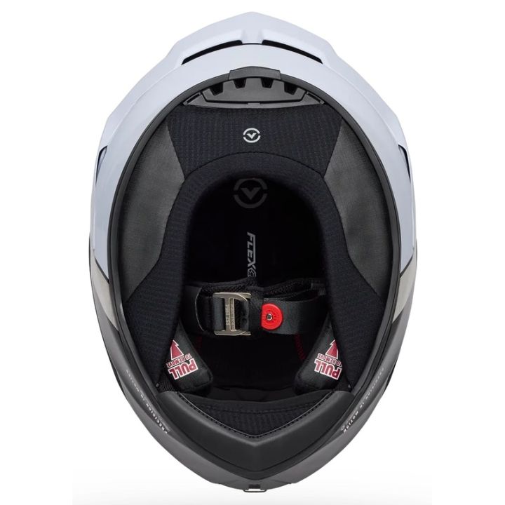 Casque moto intégral Bell Race Star DLX Flex Strike - Argent