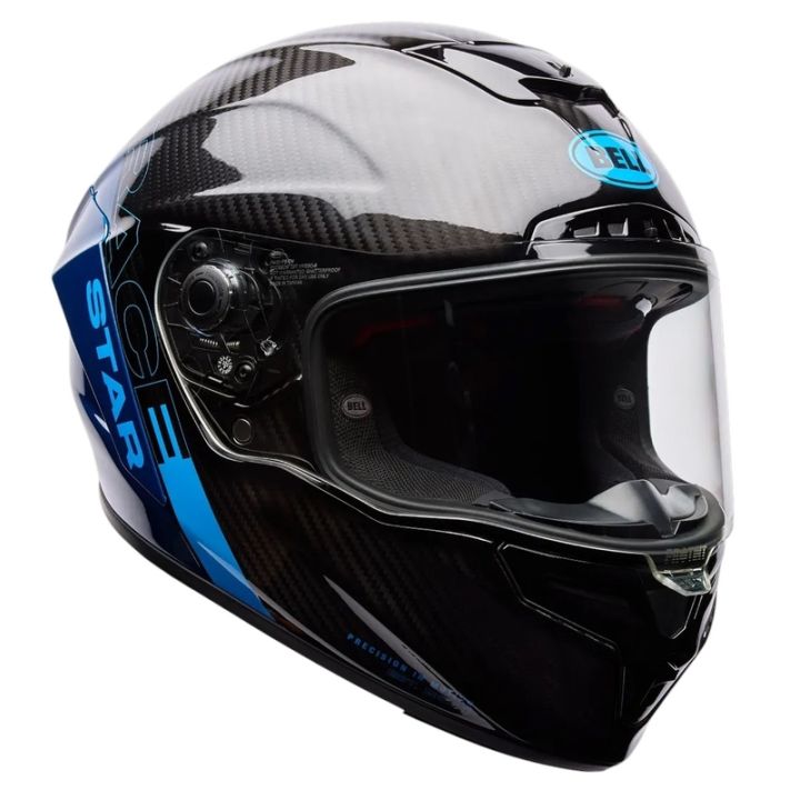 Casque moto intégral Bell Race Star DLX Flex Strike - Bleu