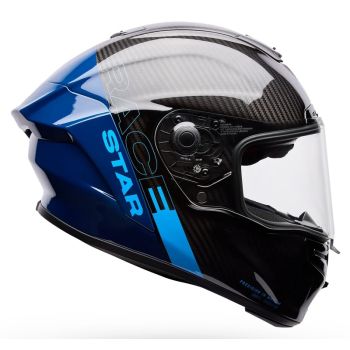 Casque moto intégral Bell Race Star DLX Flex Strike - Bleu