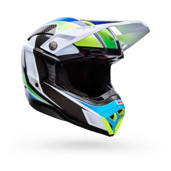 Casque cross Bell Moto-10 Spherical Grid - Blanc