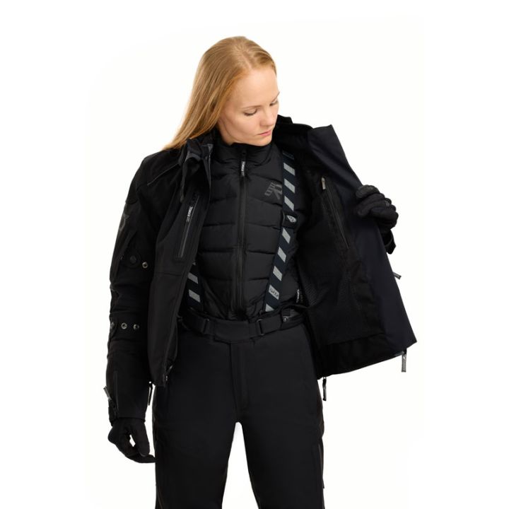 Veste moto touring femme Rukka FLEXORINA Noir