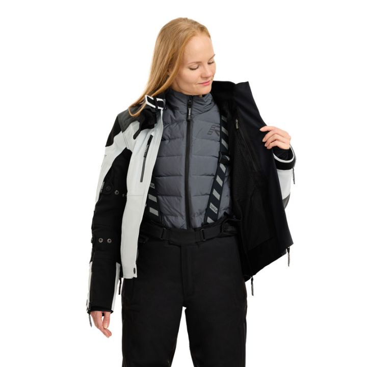 Veste moto touring femme Rukka FLEXORINA Gris