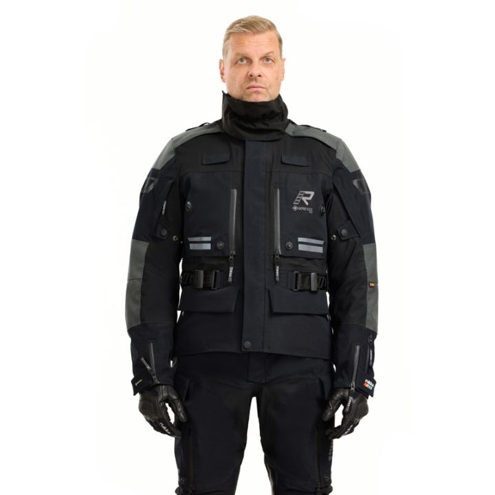 Veste moto aventure Rukka TITANTRAIL-R Noir Gris