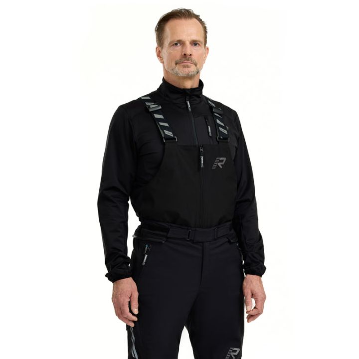 Gilet thermique coupe vent Rukka WIND-R BIB Noir