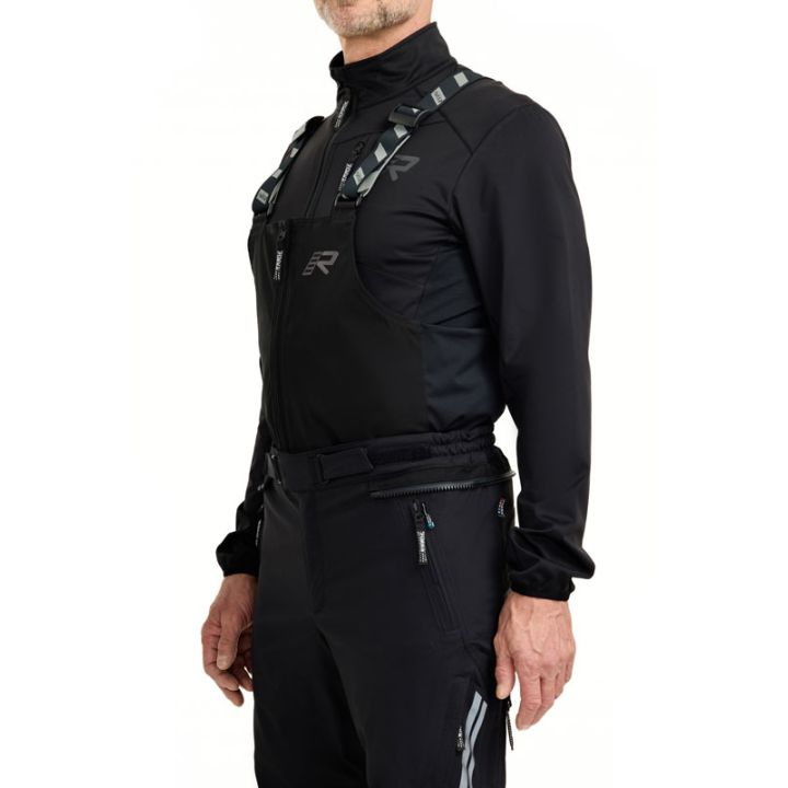 Gilet thermique coupe vent Rukka WIND-R BIB Noir