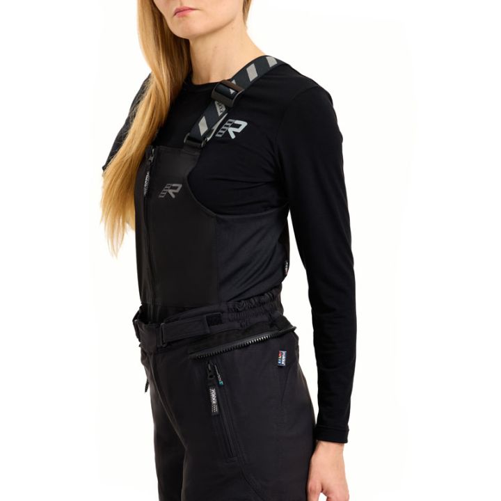 Gilet thermique coupe vent femme Rukka WIND-R BIB Noir