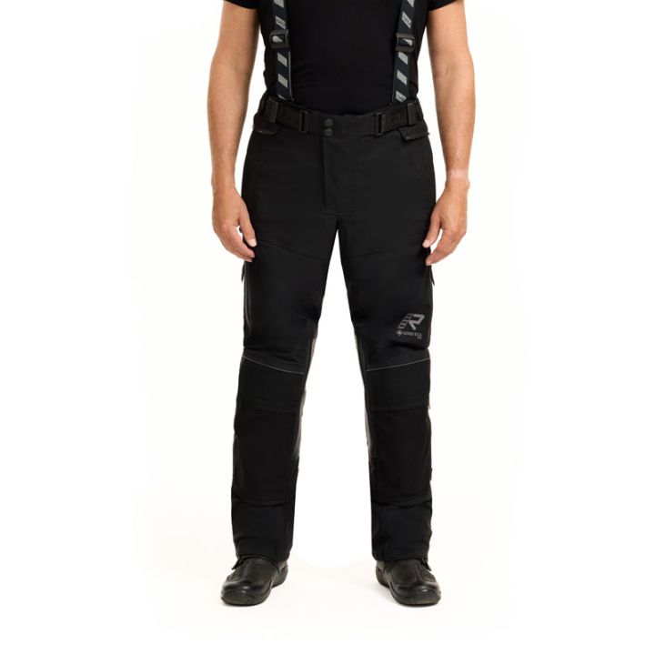 Pantalon moto touring Rukka FLEXO-R Noir jambes courtes