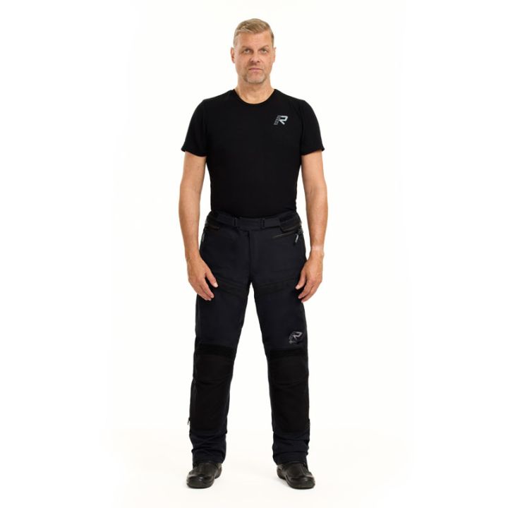 Pantalon moto touring Rukka ARMAGATE Noir jambes courtes