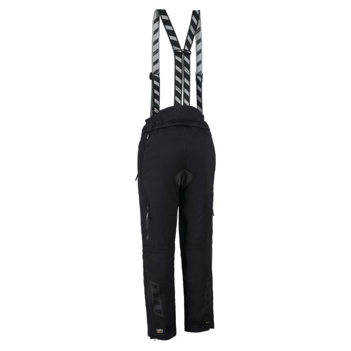 Pantalon moto touring femme Rukka FLEXORINA Noir jambes courtes