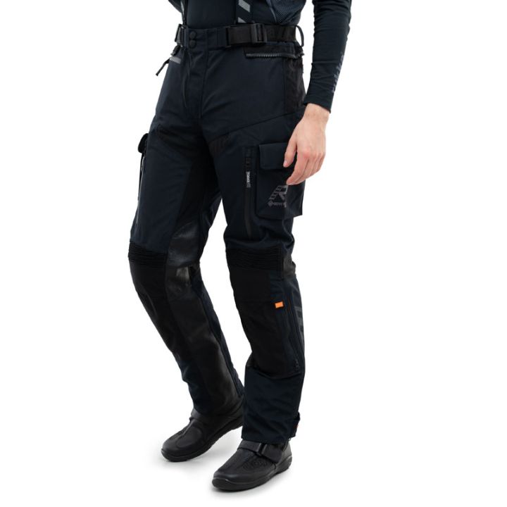 Pantalon moto aventure Rukka ECUADO-R Noir jambes longues