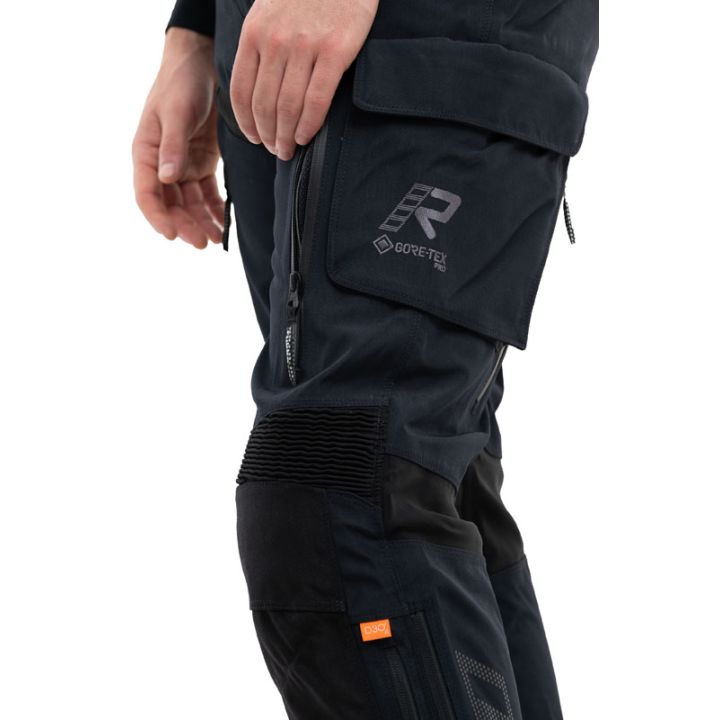 Pantalon moto aventure Rukka ECUADO-R Noir jambes longues