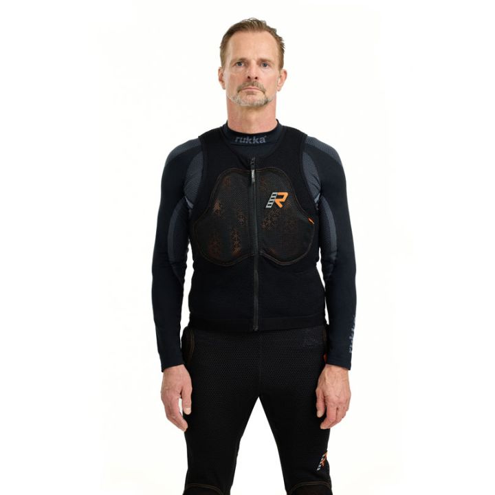 Gilet de protection Rukka KASTOR AFT Noir