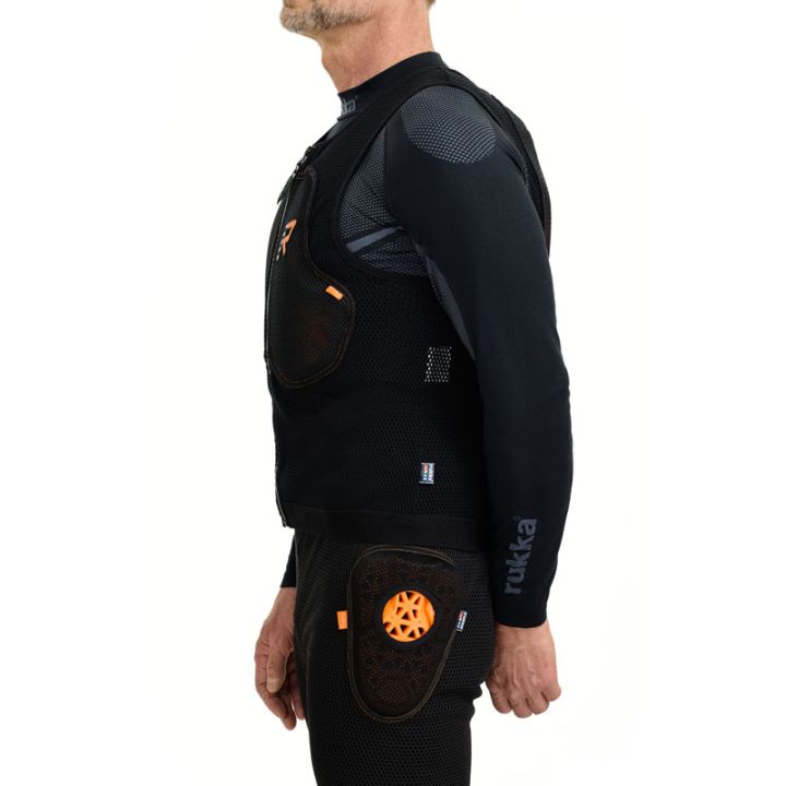 Gilet de protection Rukka KASTOR AFT Noir