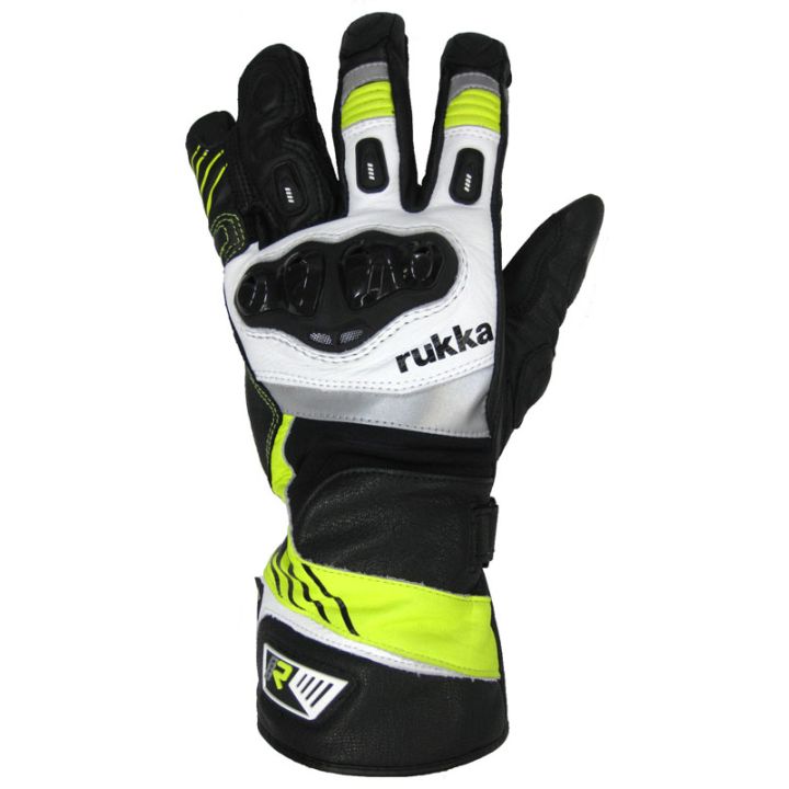 Gants moto Gore-Tex Rukka ARGOSAURUS 2.0 Jaune Fluo