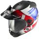 Casque adventure Arai Tour-X5 Print - Blanc Rouge Bleu