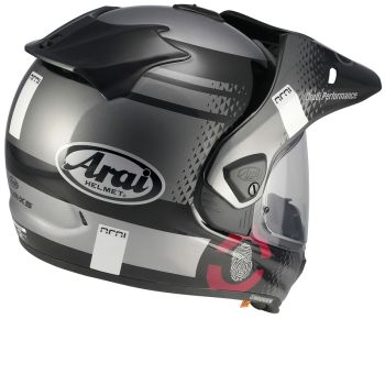 Casque adventure Arai Tour-X5 Print - Noir Argent