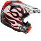 Casque cross Arai Mx-V Evo Flame - Blanc