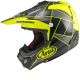 Casque cross Arai Mx-V Evo Peak - Jaune Gris Noir