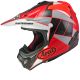 Casque cross Arai Mx-V Evo Peak - Rouge Gris Noir