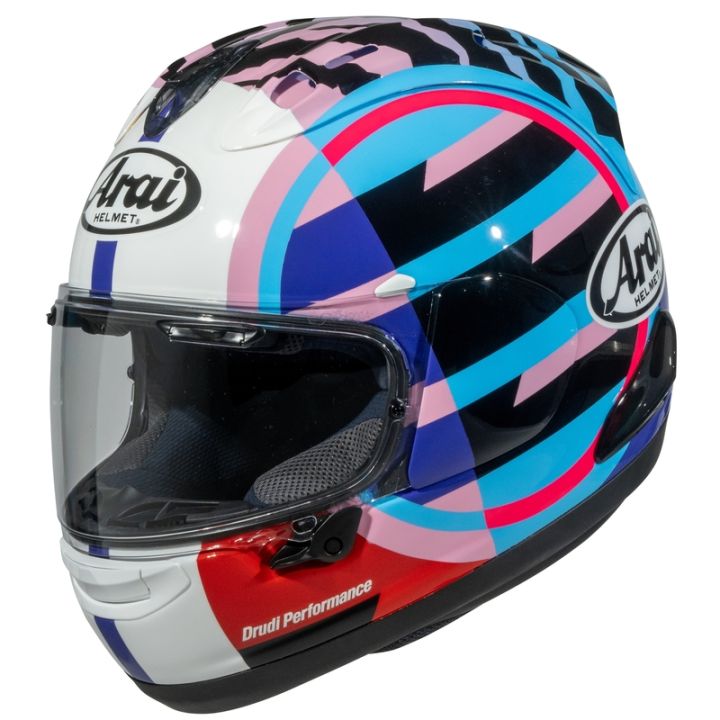 Casque intégral Arai Rx-7V Evo Spectre - Cyan