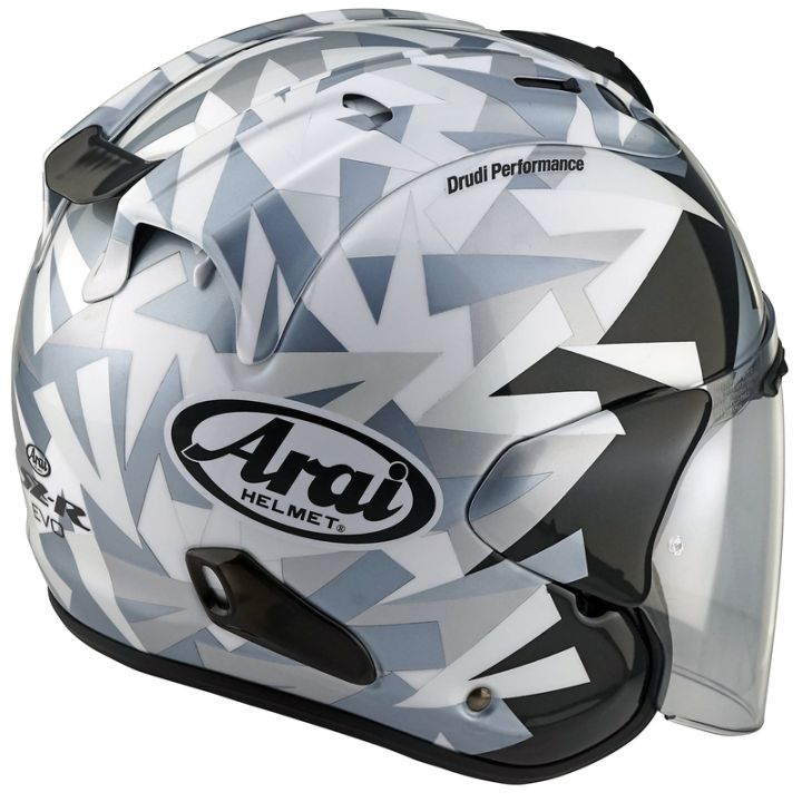 Casque jet Arai Sz-R Vas Evo Mimesis - Blanc