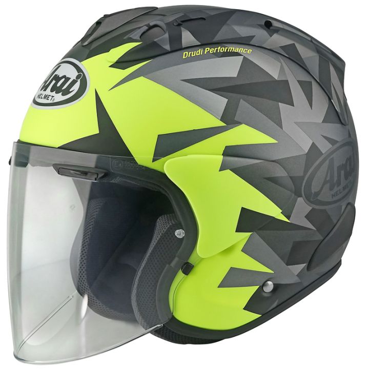 Casque jet Arai Sz-R Vas Evo Mimesis - Jaune