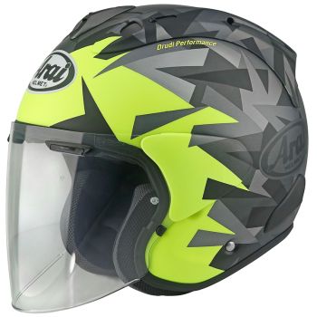 Casque jet Arai Sz-R Vas Evo Mimesis - Jaune