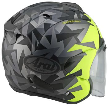 Casque jet Arai Sz-R Vas Evo Mimesis - Jaune