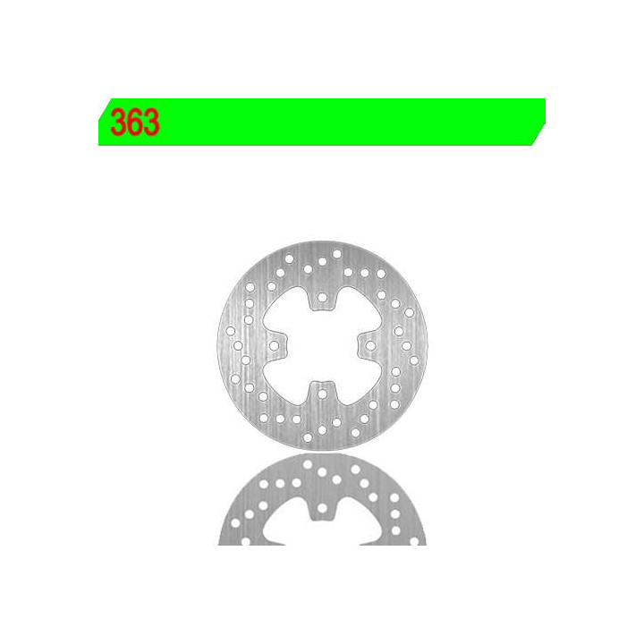 Front brake disc NG 363 PREDATOR 500 00-03