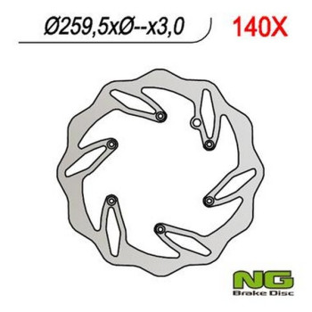 Disque de frein avant NG pétales KTM EXC 125/200/300/400, Husaberg FE 400/501/600