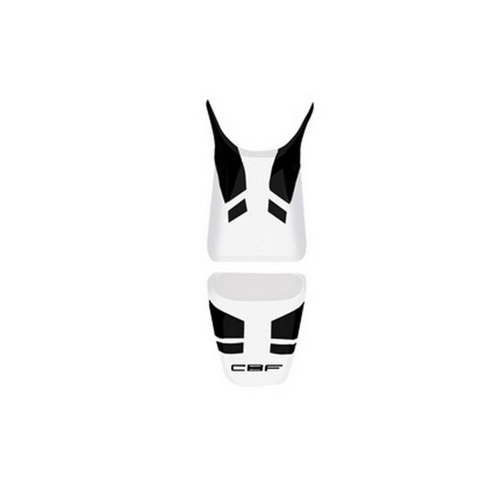 Saddle cover Bagster (2184G) White/Black Letters Honda CBF1000 09