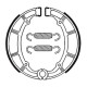 Tecnium BA065 organic motorcycle brake shoes