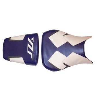 Housse de selle Bagster (2104A) Baltique/Blanc/Anthracite/Lettres Blanches Yamaha YZF-R6 99 Housse de selle Bagster (2104A) Baltique/Blanc/Anthracite/Lettres Blanches Yamaha YZF-R6 99