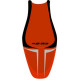 Saddle cover Bagster (2170H) Orange/Gris Clair/Black/Letters Kawasaki ER-6N 07