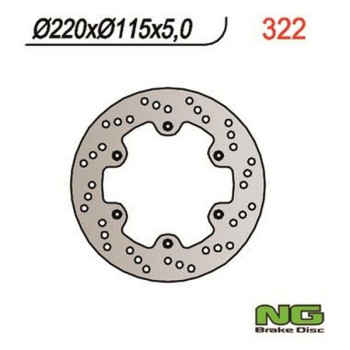 Disque de frein moto NG fixe 220mm (réf. 322)