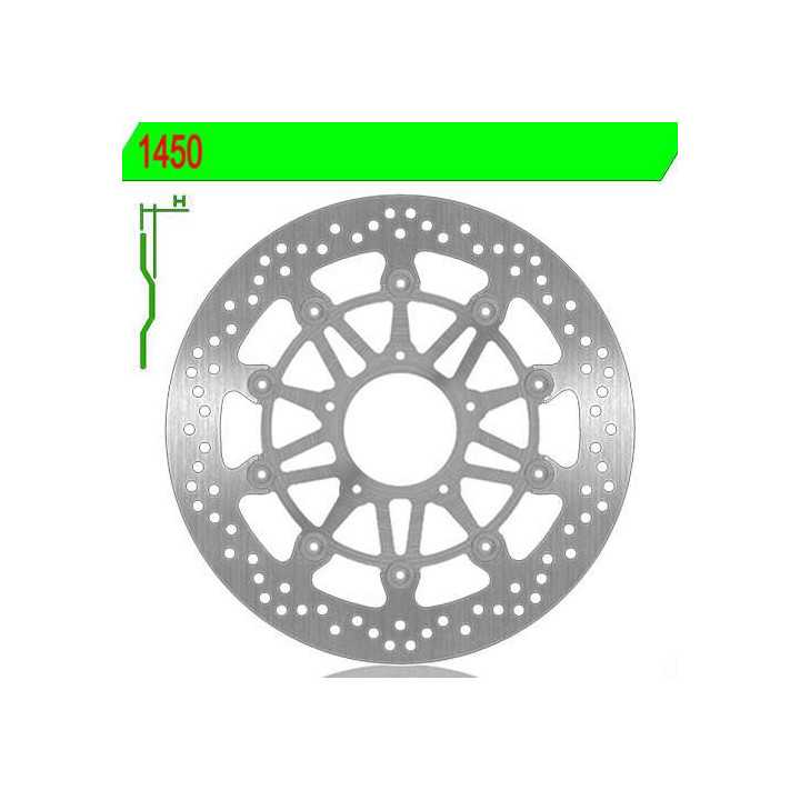 Front right brake disc NG 1450 675 F3 12-17/800 F3 15-17