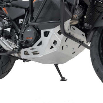Sabot moteur SW-Motech Argent KTM SUPER ADVENTURE 21- Sabot moteur SW-Motech Argent KTM SUPER ADVENTURE 21-