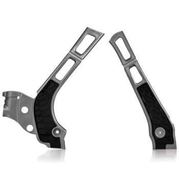 Protections cadre Acerbis X-GRIP Argent Yamaha YZ 125/250