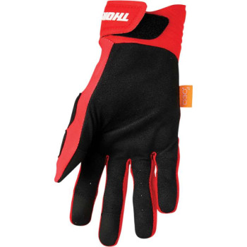 Gants moto cross Thor REBOUND RED/WHITE