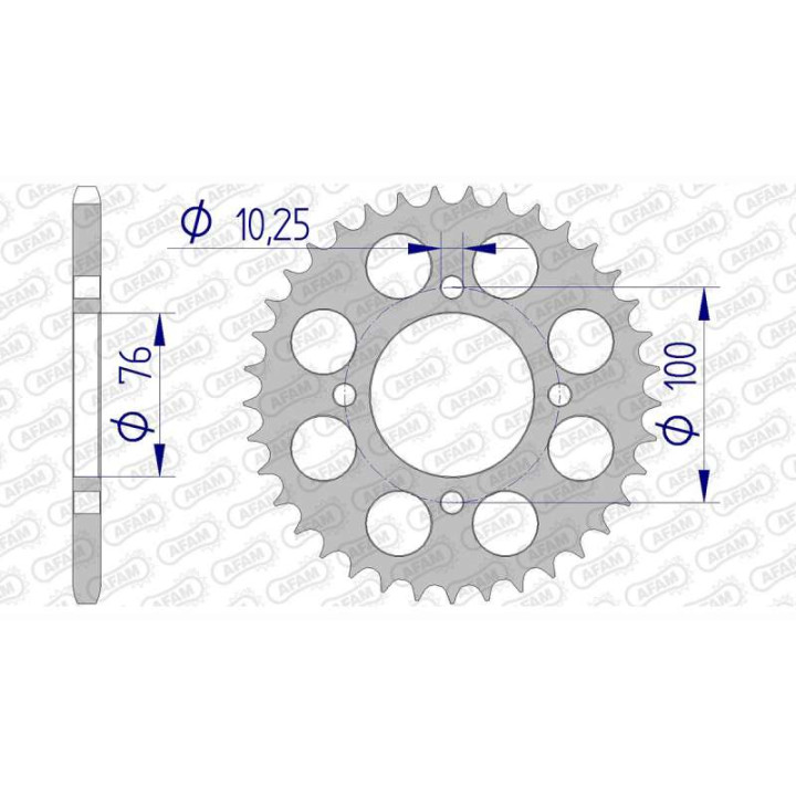 Alu AAFAM 41 teeth not 520 type 15313 Suzuki LT 500 R