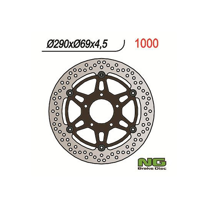 NG motorcycle brake disc (ref. 1000)
