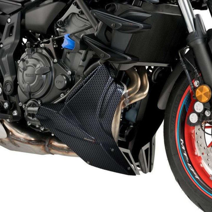 Sabot moteur Puig carbone (20624C) Yamaha MT-07 21-