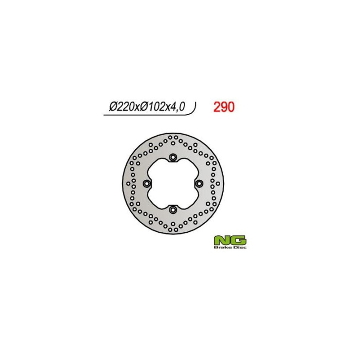 NG motorcycle brake disc (rep. 290)