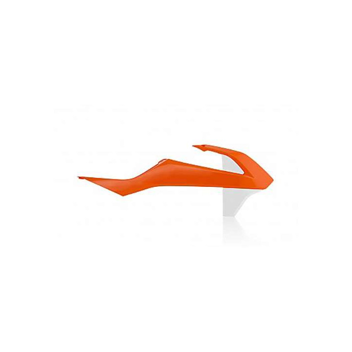 Acerbis KTM SX85 white/orange radiator fins (0022928.203.016)