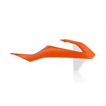 Acerbis KTM SX85 white/orange radiator fins (0022928.203.016)