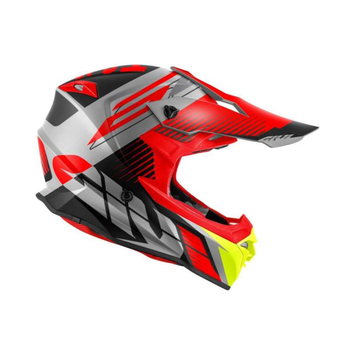 Casque moto cross Givi 60.1 FRESH Noir/Rouge