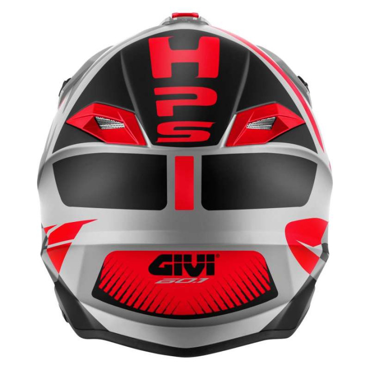 Casque moto cross Givi 60.1 FRESH Noir/Rouge