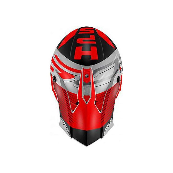 Casque moto cross Givi 60.1 FRESH Noir/Rouge