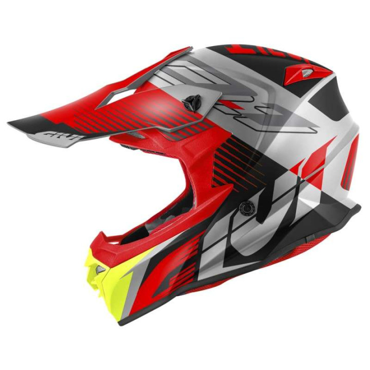 Casque moto cross Givi 60.1 FRESH Noir/Rouge